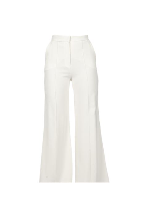 Pantaloni a gamba ampia in bianco ELie Saab - donna ELIE SAAB | P0071NF24CD003W0001